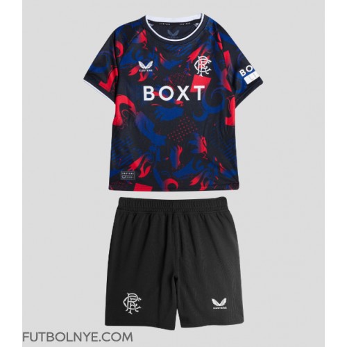 Camiseta Rangers Tercera Equipación para niños 2024-25 manga corta (+ pantalones cortos)